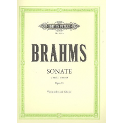 Sonate e-Moll op.38 : für -Johannes Brahms