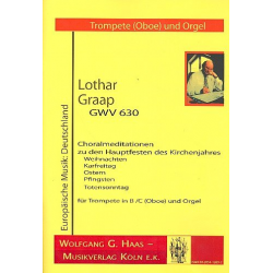 5 Choralmeditationen zu den Hauptfesten -Lothar Graap