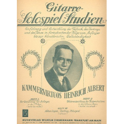 Gitarre-Solospiel-Studien Band 1 -Heinrich Albert