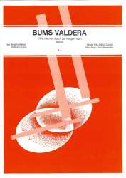 Bums Valdera (Wir machen durch...) - Einzelausgabe Klavier (PVG) -Willibald Quanz / Arr.Karl Wiedenfeld