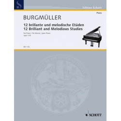 12 brillante und melodische Etüden -Friedrich Burgmüller