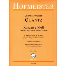 Konzert e-Moll QV5:113 für Flöte, Streicher -Johann Joachim Quantz