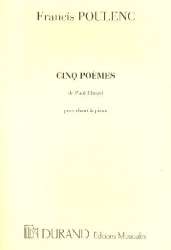 5 Poèmes de Paul Eluard : pour -Francis Poulenc