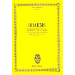 Konzert a-Moll op.102 : für Violine, -Johannes Brahms