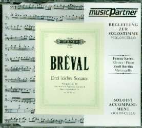 3 leichte Sonaten op.40 : CD mit -Jean Baptiste Breval