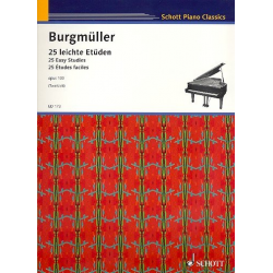 25 leichte Etüden op. 100 für Klavier -Friedrich Burgmüller