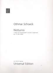 Notturno op.47 : 5 Sätze für -Othmar Schoeck