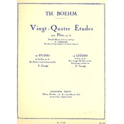 24 études op.37 : pour flûte -Theobald Boehm