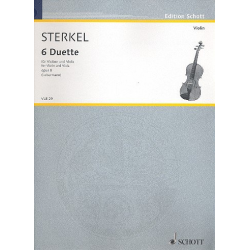 6 Duette op.8 : für Violine und Viola -Johann Franz Xaver Sterkel