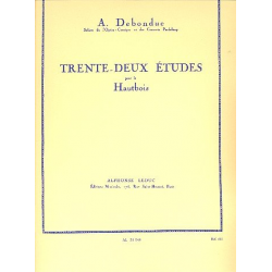 32 études : pour hautbois -Albert Debondue