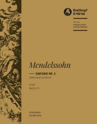 Sinfonie d-Moll Nr.5 op.107 MWVN15 : -Felix Mendelssohn-Bartholdy