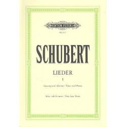 Lieder Band 1 : für Gesang (sehr tief) -Franz Schubert