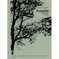 Sonatine : für Blockflöte -Johann Daniel Berlin / Arr.Armin Schmidt