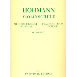 Violinschule Band 4 -Christian Heinrich Hohmann