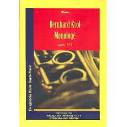 Monologe op.153 : für Oboe - Bernhard Krol
