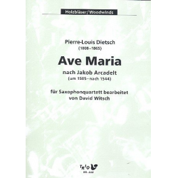 Ave Maria - Saxophonquartett -Pierre-Louis Dietsch / Arr.David Witsch