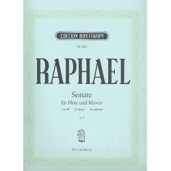 Sonate e-Moll op.8 : für Flöte -Günter Albert Rudolf Raphael