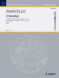 3 Sonaten aus op.2 : - Benedetto Marcello
