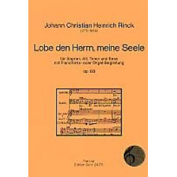 Lobe den Herrn meine Seele op.88 : -Johann Christian Heinrich Rinck