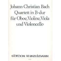 Quartett B-Dur : für Oboe, Violine, -Johann Christian Bach