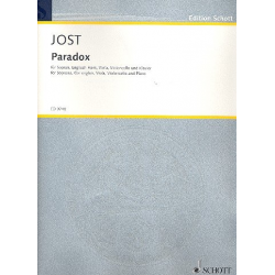 Paradox : für Sopran, Englischhorn, Viola, -Christian Jost