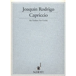 CAPRICCIO : FUER VIOLINE ( 1944 ) -Joaquin Rodrigo