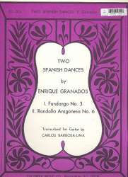 2 Spanish Dances : for guitar -Enrique Granados