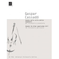 Sonata nello stile antico spagnuolo : - Gaspar Cassado