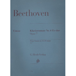 Sonate Es-Dur Nr.4 op.7 : für Klavier - Ludwig van Beethoven