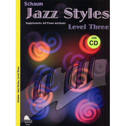 Jazz Styles Level 3 (+CD) : for piano -John Wesley Schaum