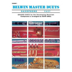 Belwin Master Duets Vol. 1 - Easy for Saxophone -Howard Snell
