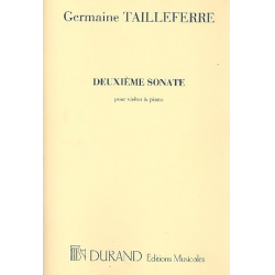 Sonate no.2 : pour violon et piano -Germaine Tailleferre