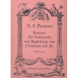 Konzert a-Moll : für Violoncello, -Nicola Antonio Porpora