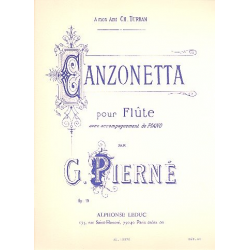 Canzonetta : pour flûte et piano -Gabriel Pierne