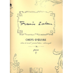 Chefs-d'oeuvre : pour piano -Francis Poulenc