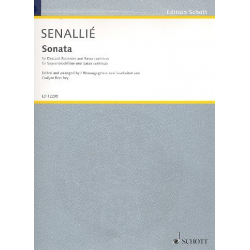 Sonata : for soprano recorder -Jean-Baptiste Senaillé