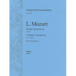 Kinder-Sinfonie C-Dur : für -Leopold Mozart / Arr.Gustave Sandré