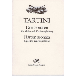 3 Sonaten für Violine und Klavier -Giuseppe Tartini