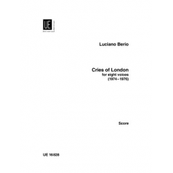 Cries of London : for 8 voices (SSAATTBB) -Luciano Berio
