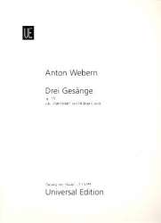 3 Gesänge op.23 : für mittlere -Anton von Webern