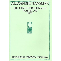 4 Nocturnes : for piano -Alexandre Tansman