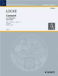 Consort zu 4 Stimmen (1600) Band 1 : -Matthew Locke