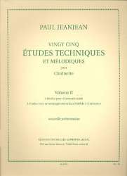25 Études techniques et melodiques -Paul Jeanjean
