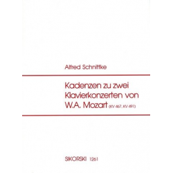 Kadenzen zu den Klavierkonzerten -Wolfgang Amadeus Mozart