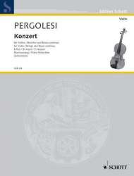 Konzert B-Dur für Violine, -Giovanni Battista Pergolesi
