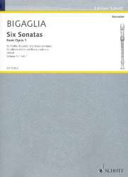 6 Sonatas from op.1 vol.1 op.1,3 -Diogenio Bigaglia