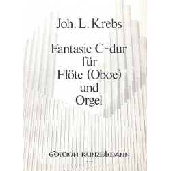 Fantasie C-Dur für Flöte (Oboe) und Orgel -Johann Ludwig Krebs