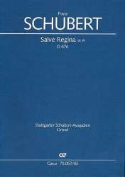 Salve regina A-Dur D676 (Klavierauszug) -Franz Schubert