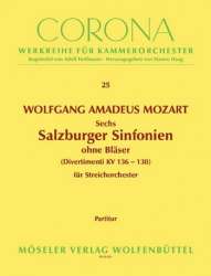 3 Salzburger Sinfonien ohne Bläser -Wolfgang Amadeus Mozart