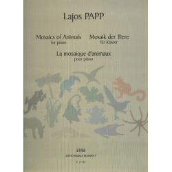 Mosaik der Tiere für Klavier -Lajos Papp